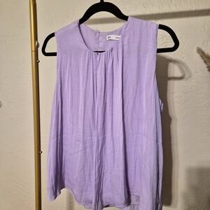Light Purple Sleeveless Blouse